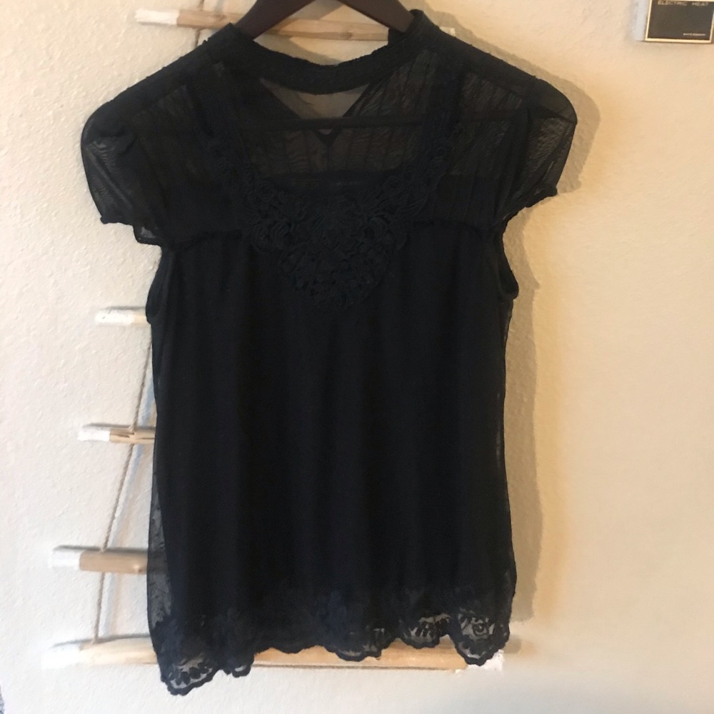 Donated! Zara lace blouse